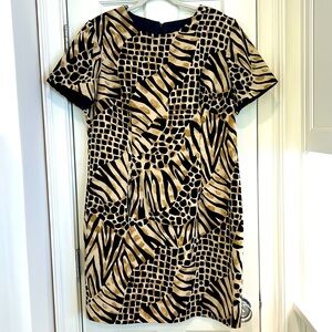John Philip’s Plus Size Animal Print Lined Special Occasion Work Dress Sz20WP